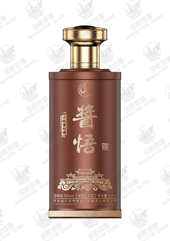新款噴涂酒瓶-073