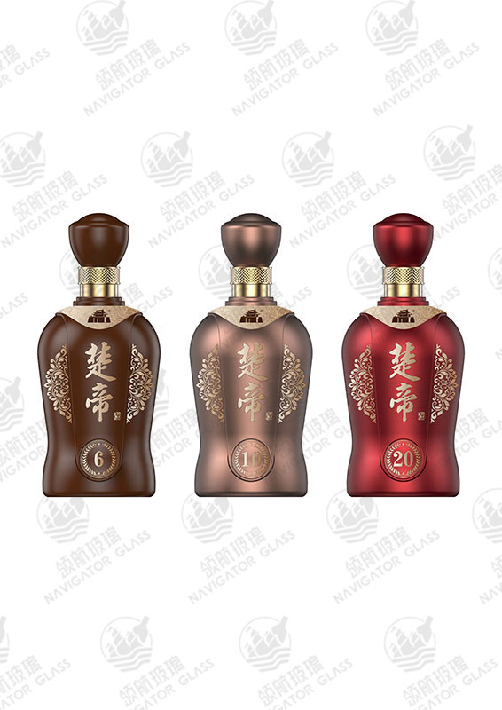 新款噴涂酒瓶-180