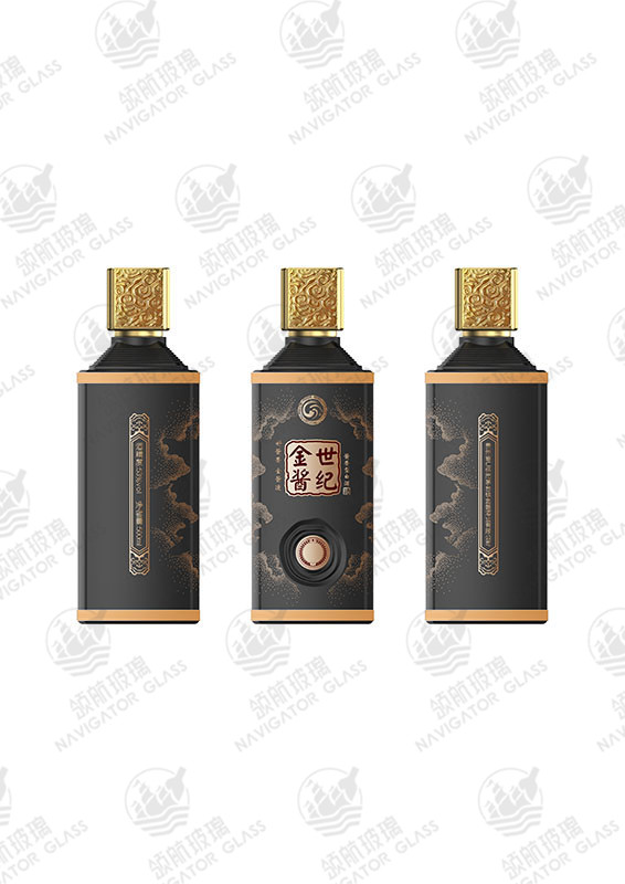 新款噴涂酒瓶-215