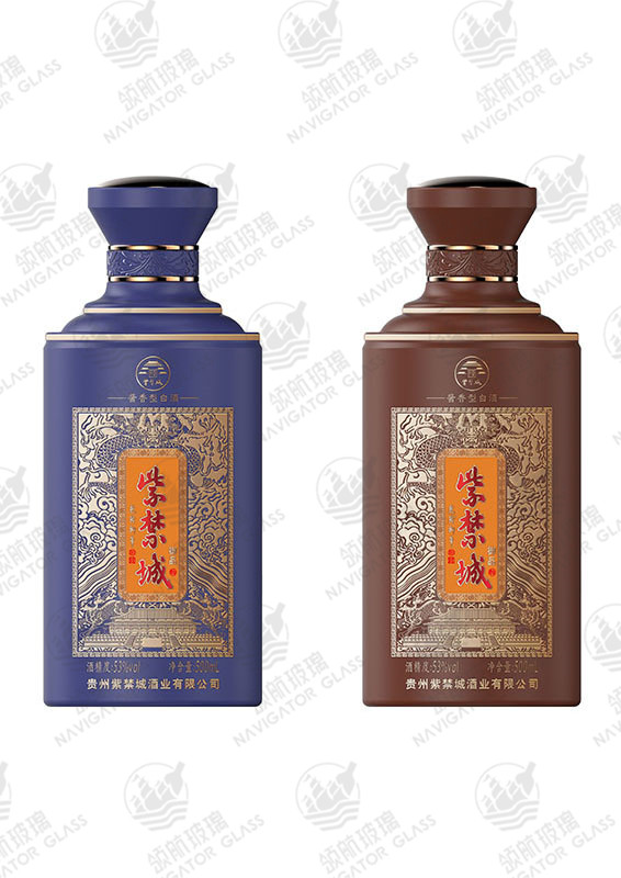 新款噴涂酒瓶-219