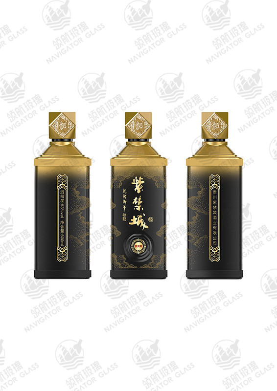 新款噴涂酒瓶-220