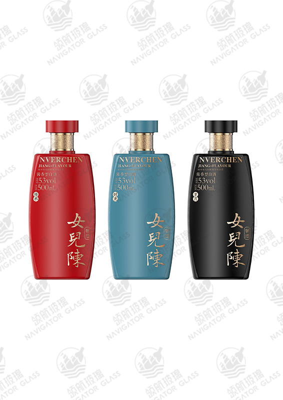 新款噴涂酒瓶-301