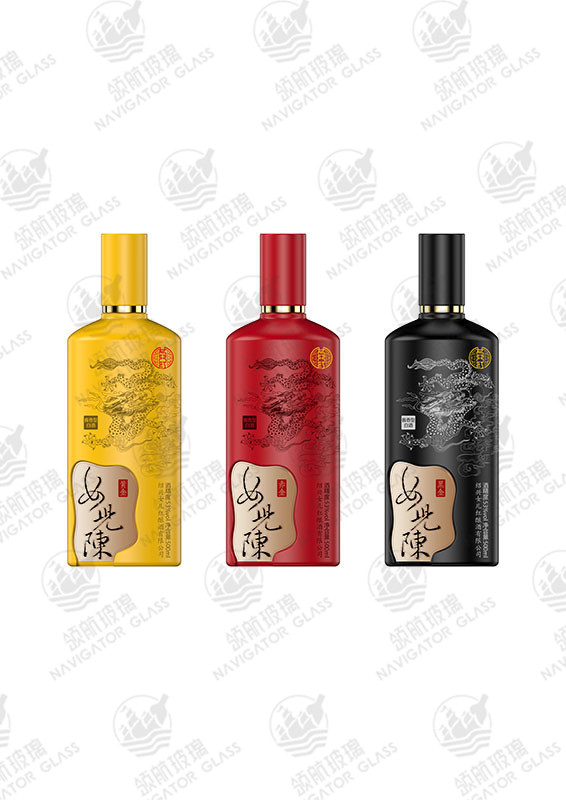 新款噴涂酒瓶-307