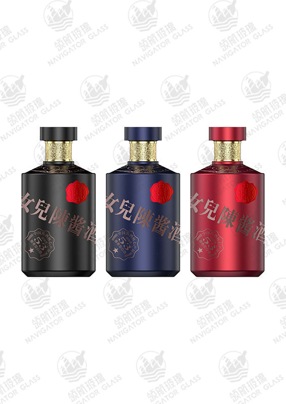 新款噴涂酒瓶-309