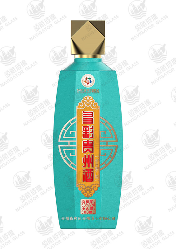 新款噴涂酒瓶-336