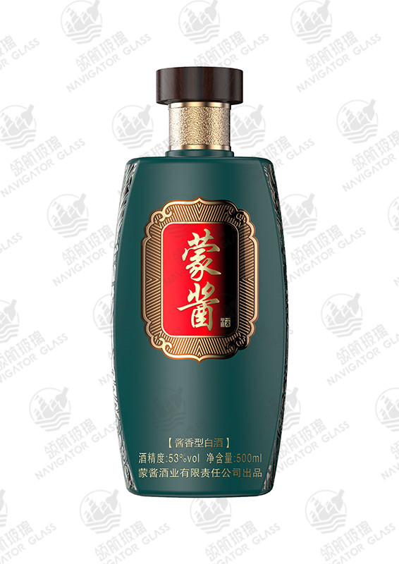 新款噴涂酒瓶-340